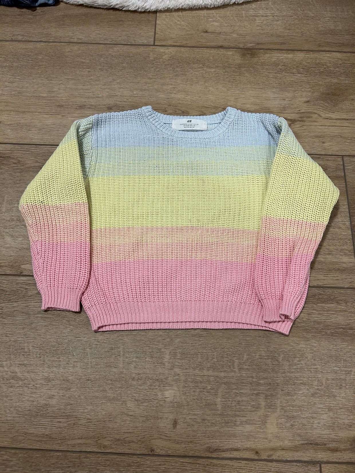 Pullover Regenbogen 98/104