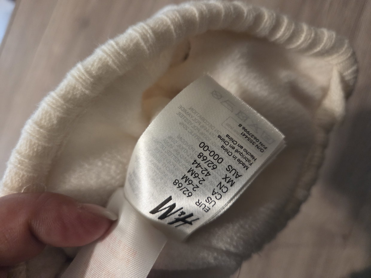 H&M Mütze Gr.62/68