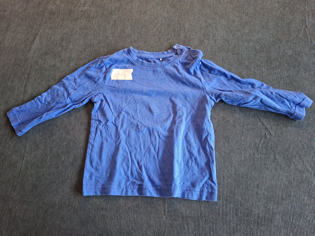 Langarmshirt blau