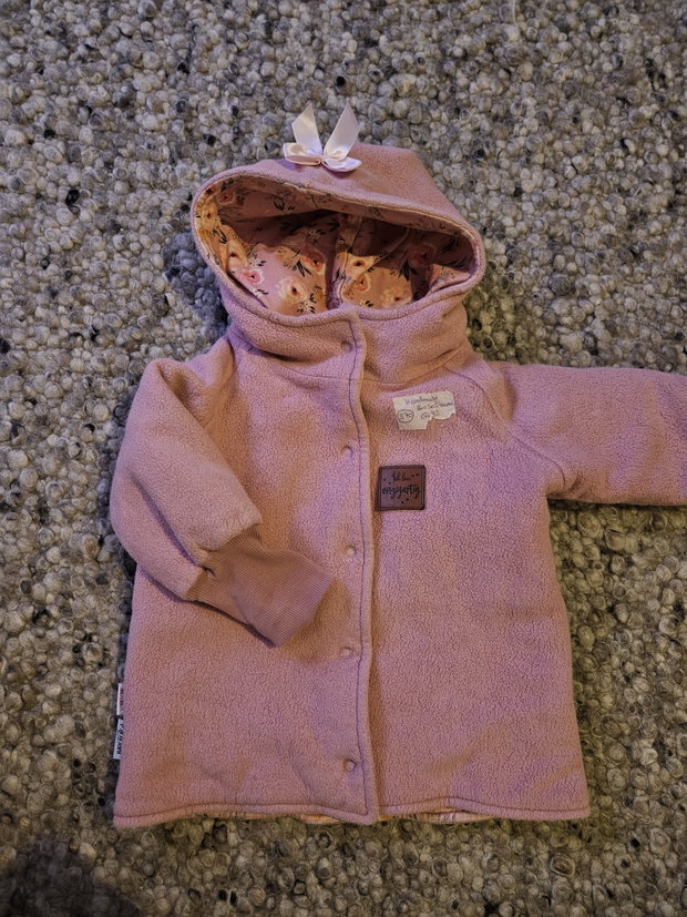Handmade Softsweatjacke rosa Gr. 92