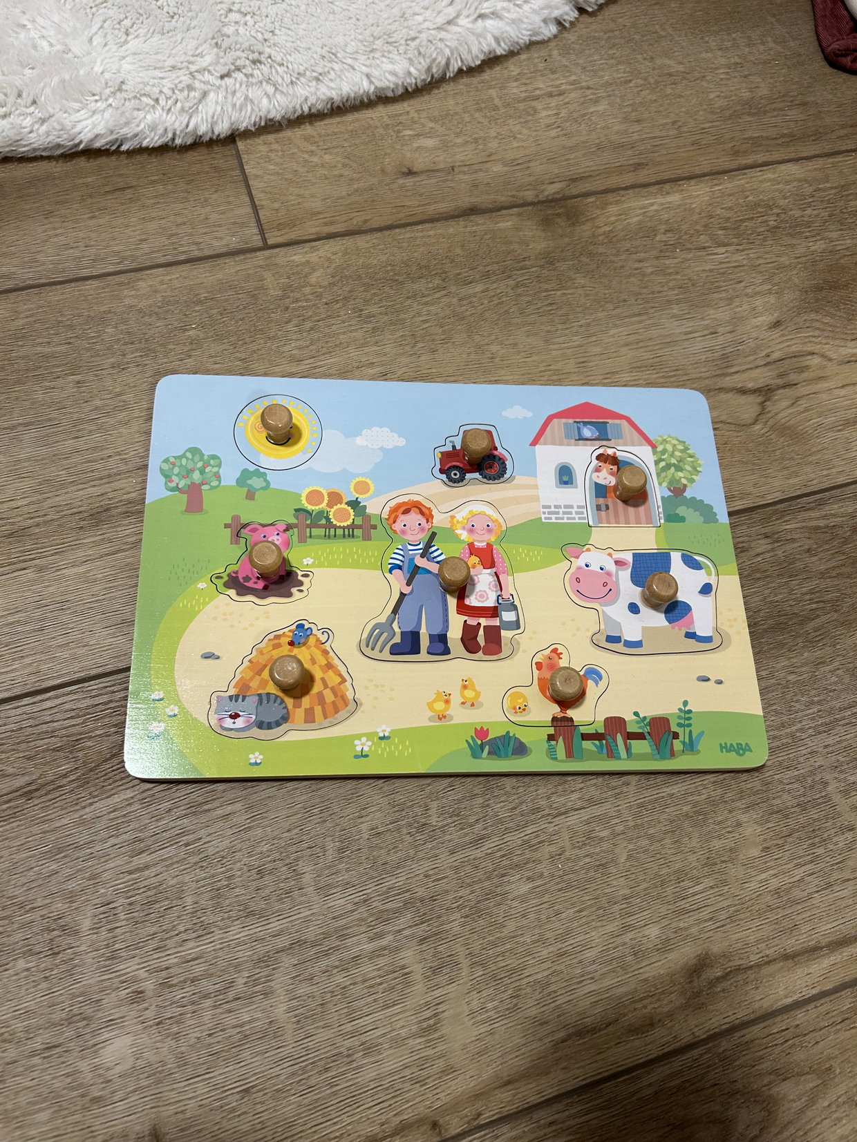Holzpuzzle Bauernhof Haba