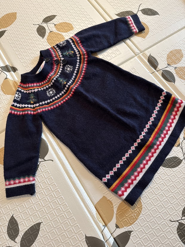 Pullover Weihnachten Blau 