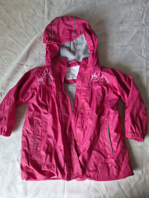 Regenjacke mit Fleece Gr. 92/98