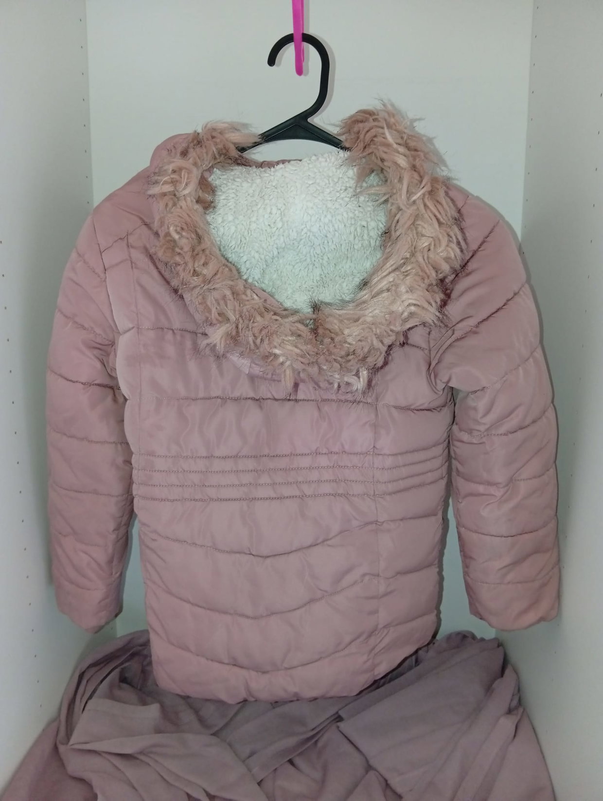 🩷 Rosa Herbst-/Winterjacke – Gr. 122