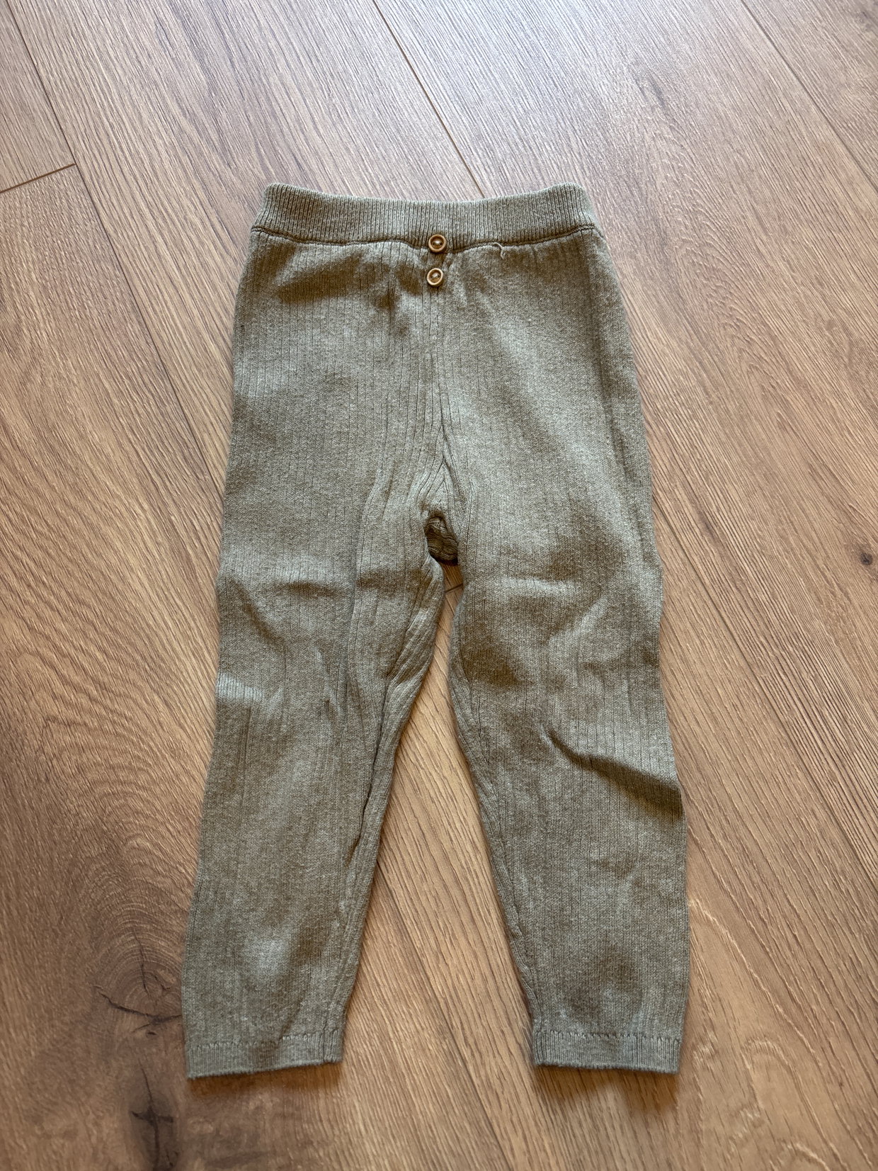 Strick Leggins grün 