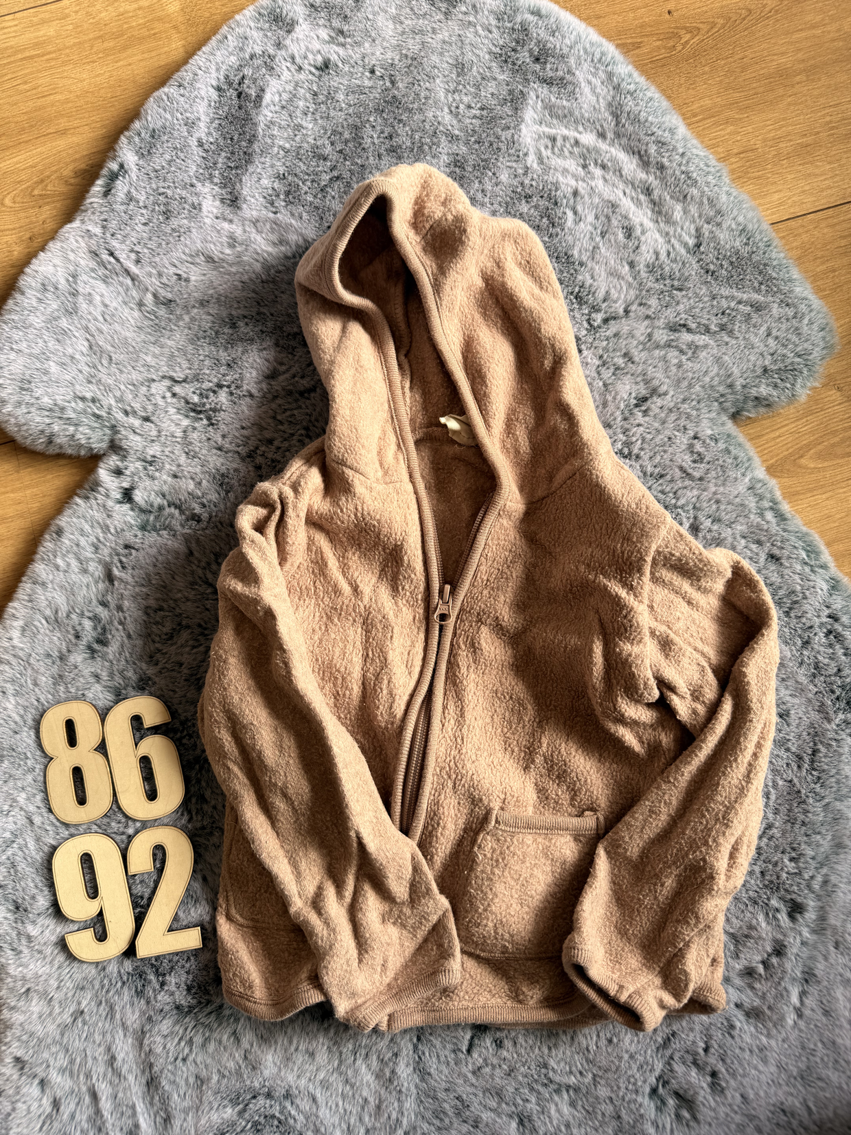 Rosa Wolljacke Gr.86/92