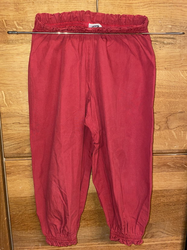 Pumphose, rot, Gr. 86, Müsli by Green Cotton
