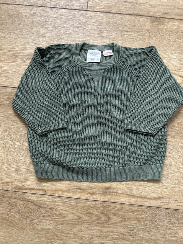 Zara Strickpullover grün 80