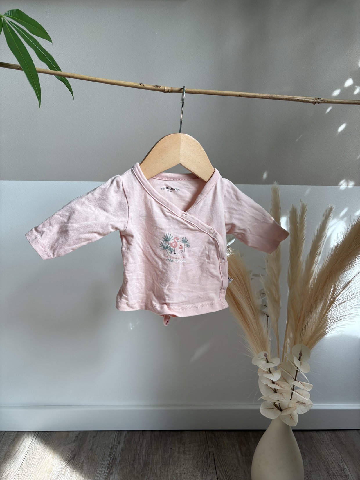 Langarm Wickel-Shirt