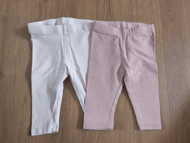 2er Set rosa leggings 56 h&m