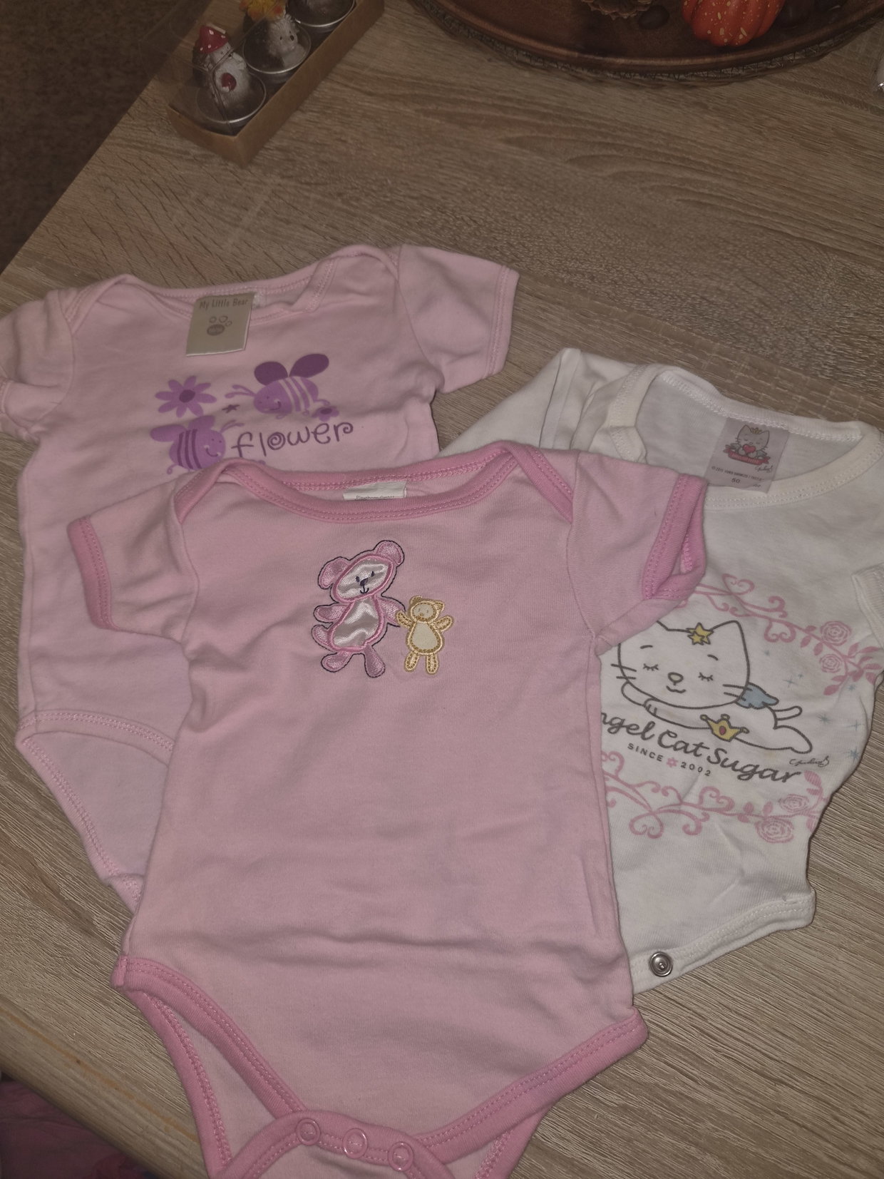 Bodys 3er Set Gr. 50/56