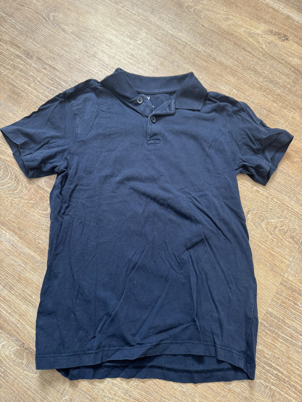 H&M Polo-Shirt, blau Gr. 128