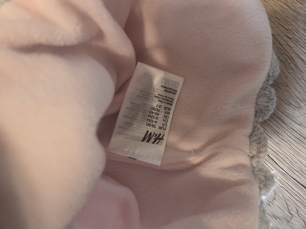 H&M Mütze Gr.74/80