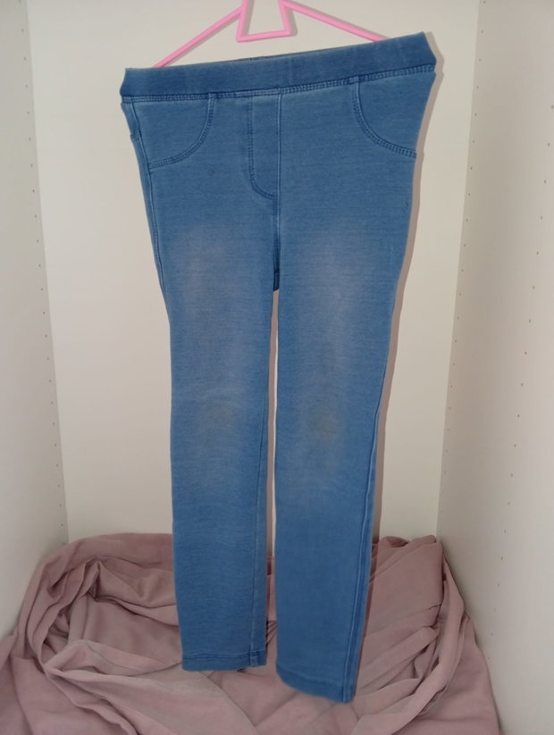 👖 Leggings in Jeansoptik – Größe 110/116