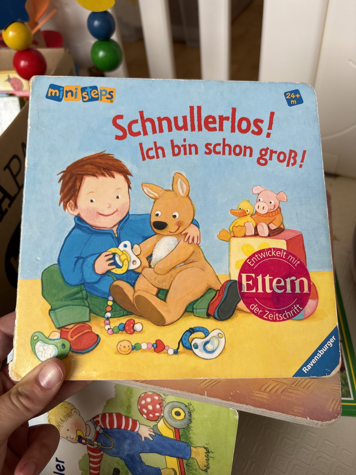 Schnuller los ich bin schon groß 