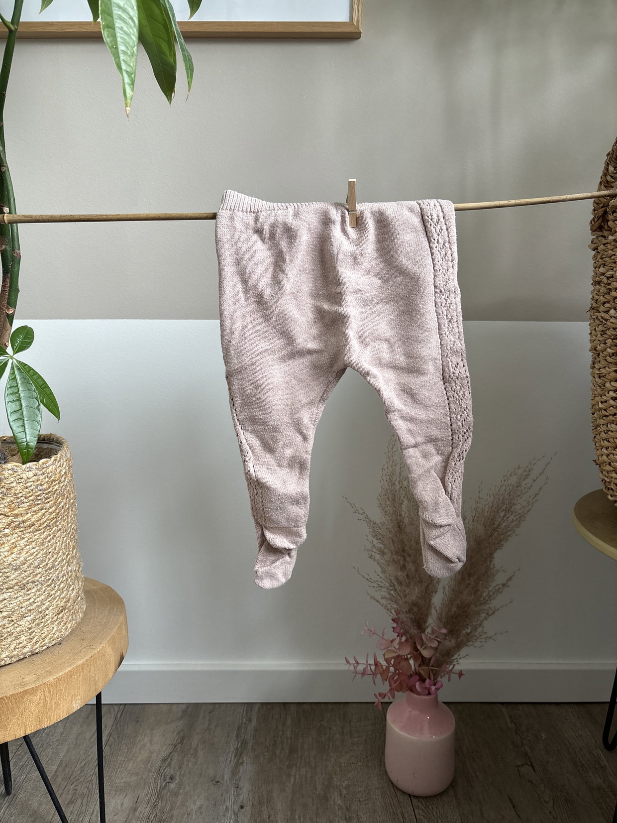 2er Set: Langarm + Hose mit Füßen