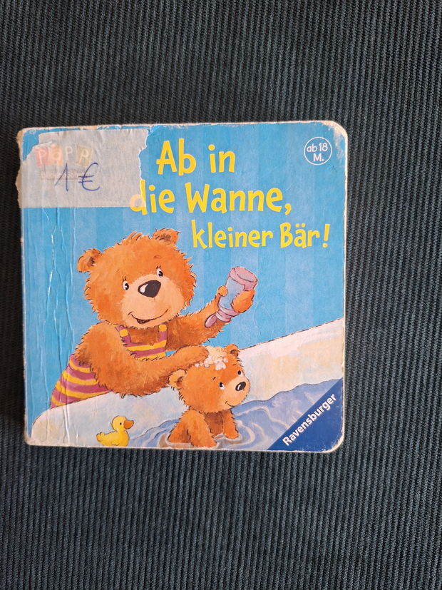 Buch ,,Ab in die Wanne keiner Bär"