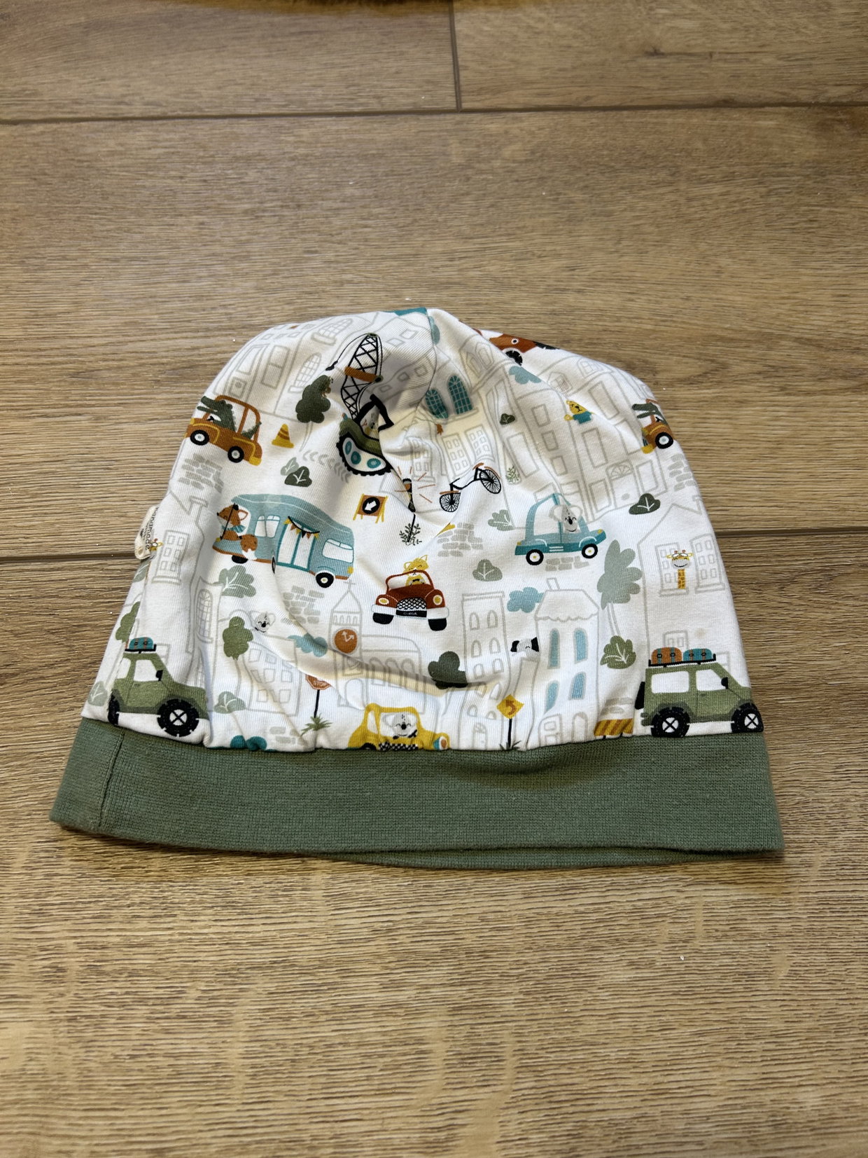 Wende-Mütze Autos Handmade onesize