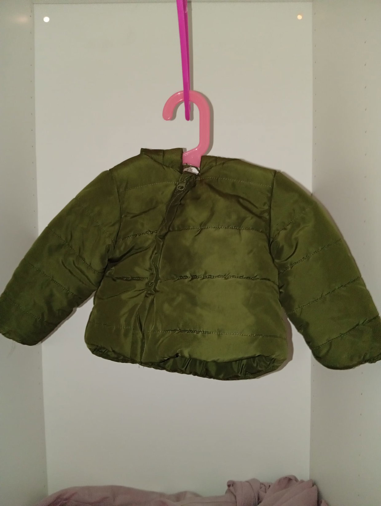Olivgrüne gefütterte Jacke 💚