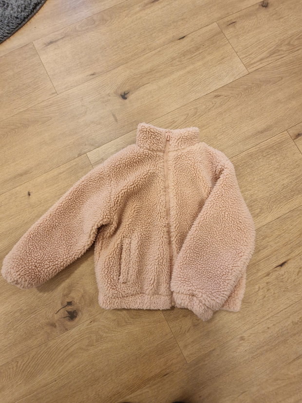 Teddy Jacke rosa 