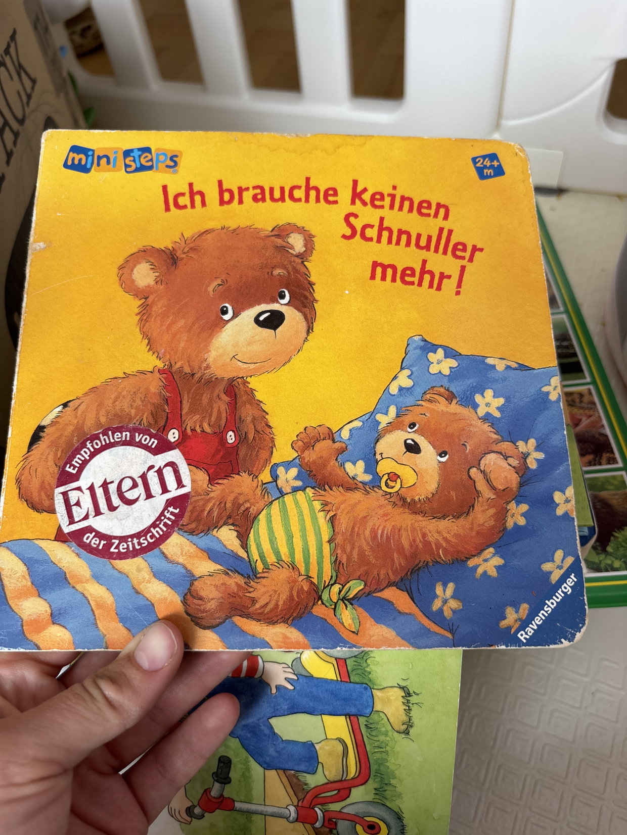 Ich brauche keinen Schnuller mehr 