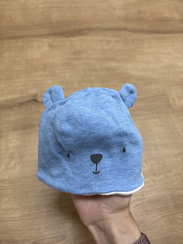 Mütze Bär hellblau