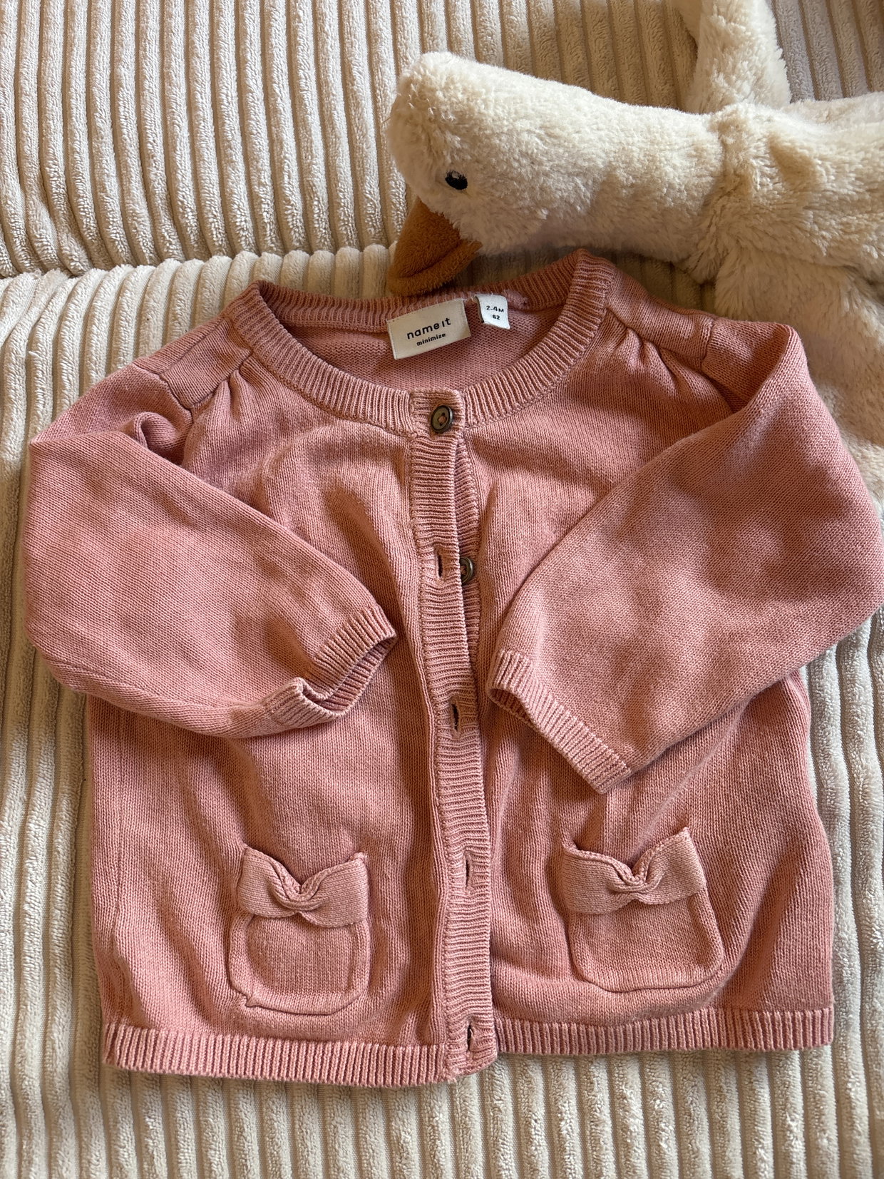 rosa Strickjacke von Name it, Größe 62