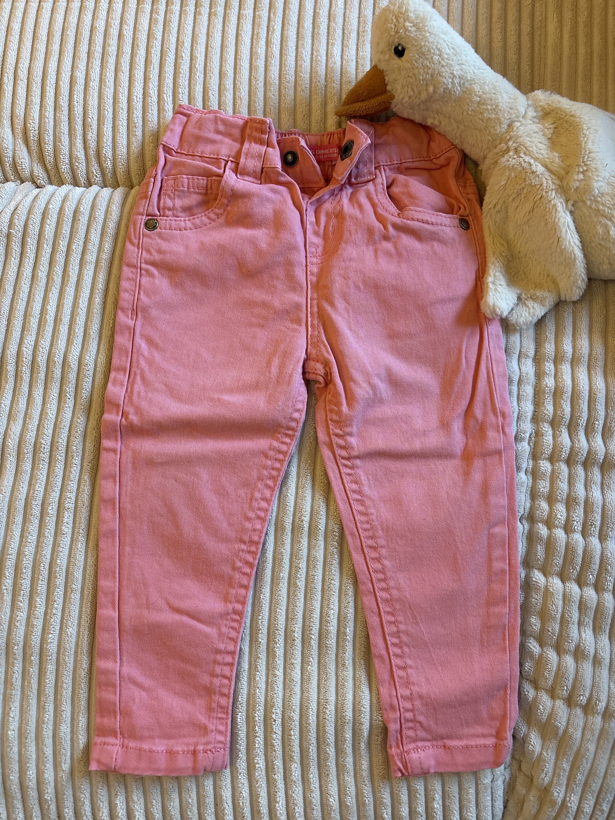 Pinke Jeans, Größe 80