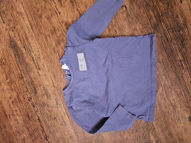 Langarmshirt 68 blau H&M