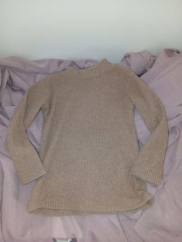 🤎 Cordpullover in Beige-Braun – Größe 92