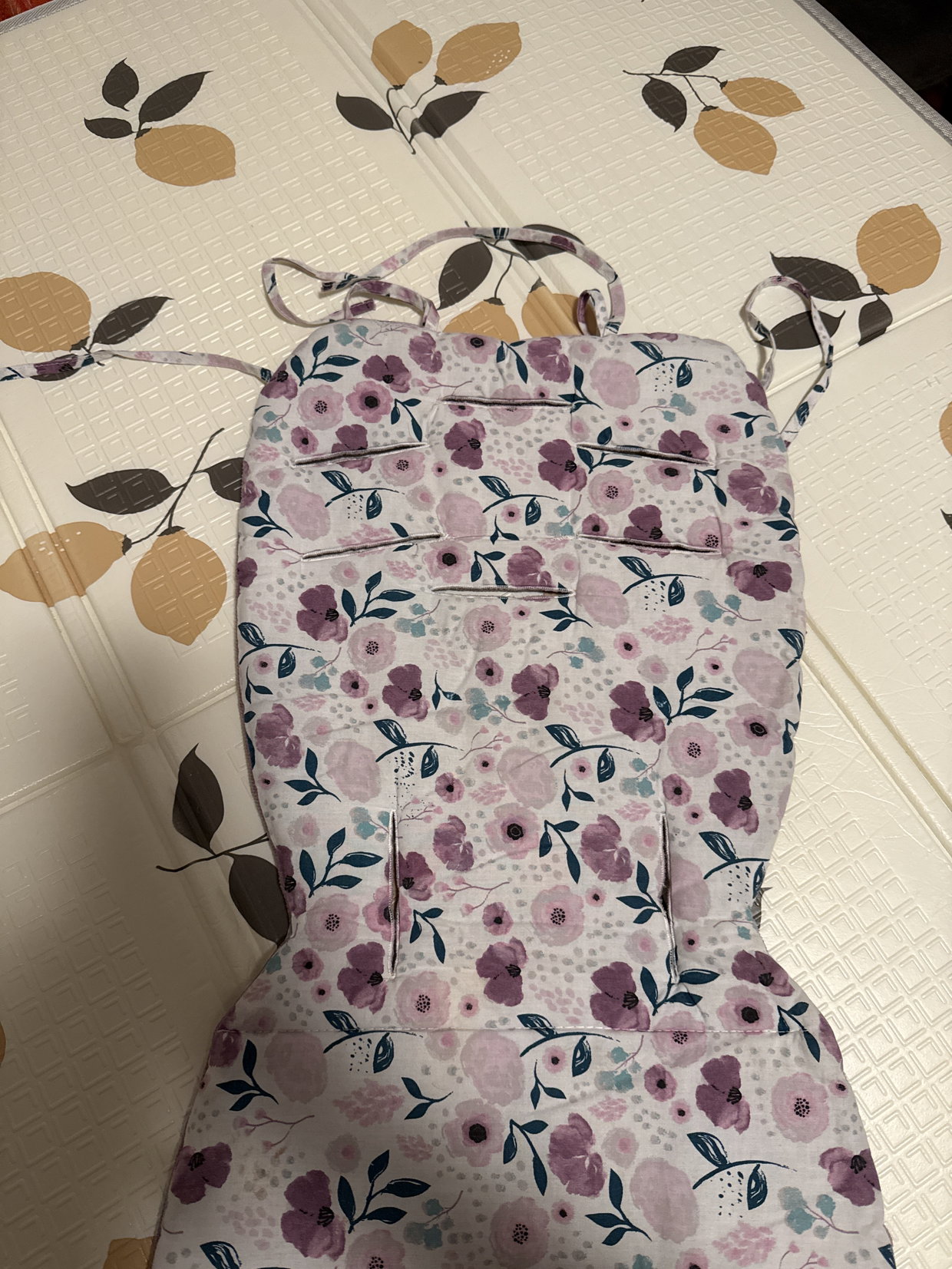 Kissen Kinderwagen Blume 