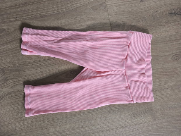 Handmade leggings pink ripp 74