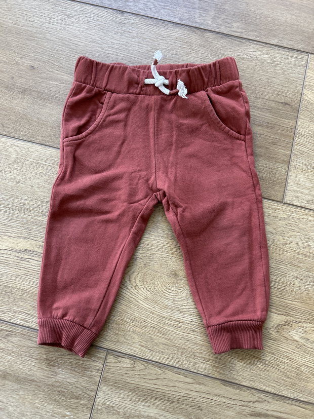 Hose gefüttert rot 80