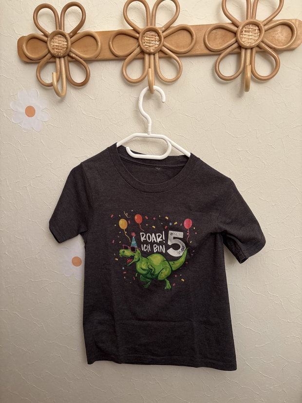 Dino Geburtstagsshirt 110