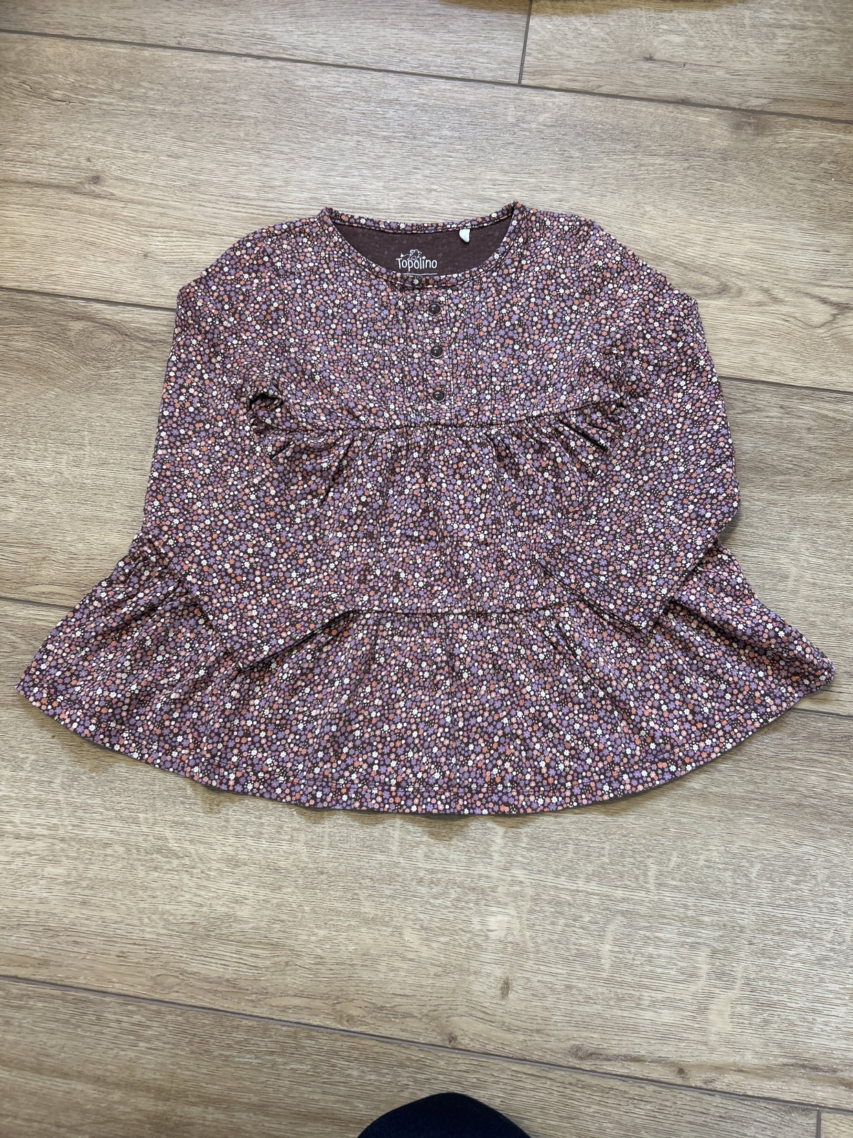 Langarmshirt Blumen 110