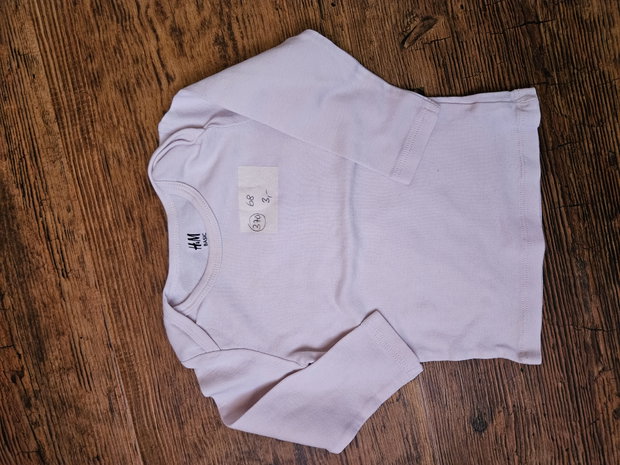 Langarmshirt rosa hell Gr 68 H&M