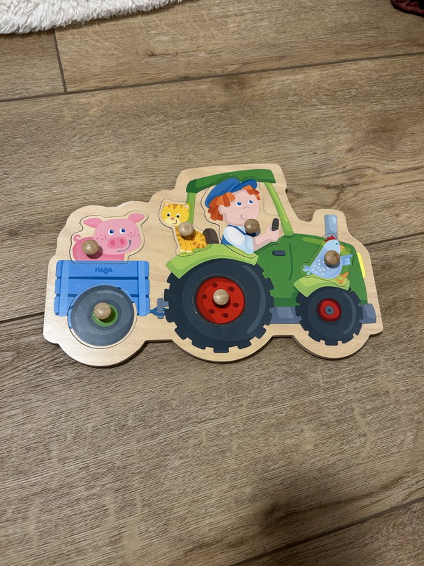 Holzpuzzle Trecker Haba 