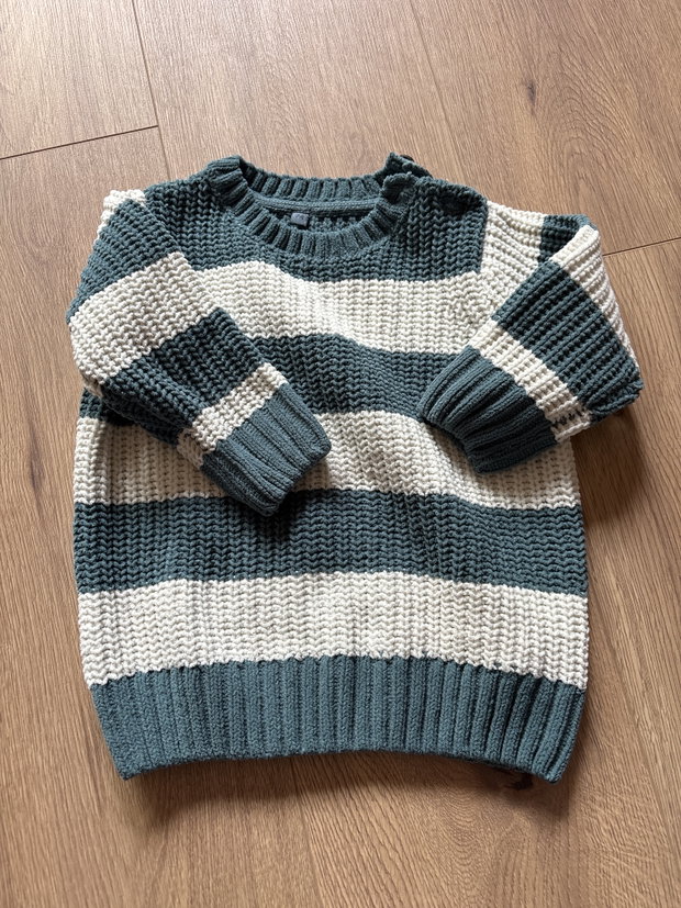 Strickpullover gestreift 