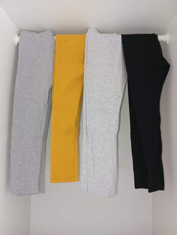 👖 4er-Set Leggings – Gr. 110/116