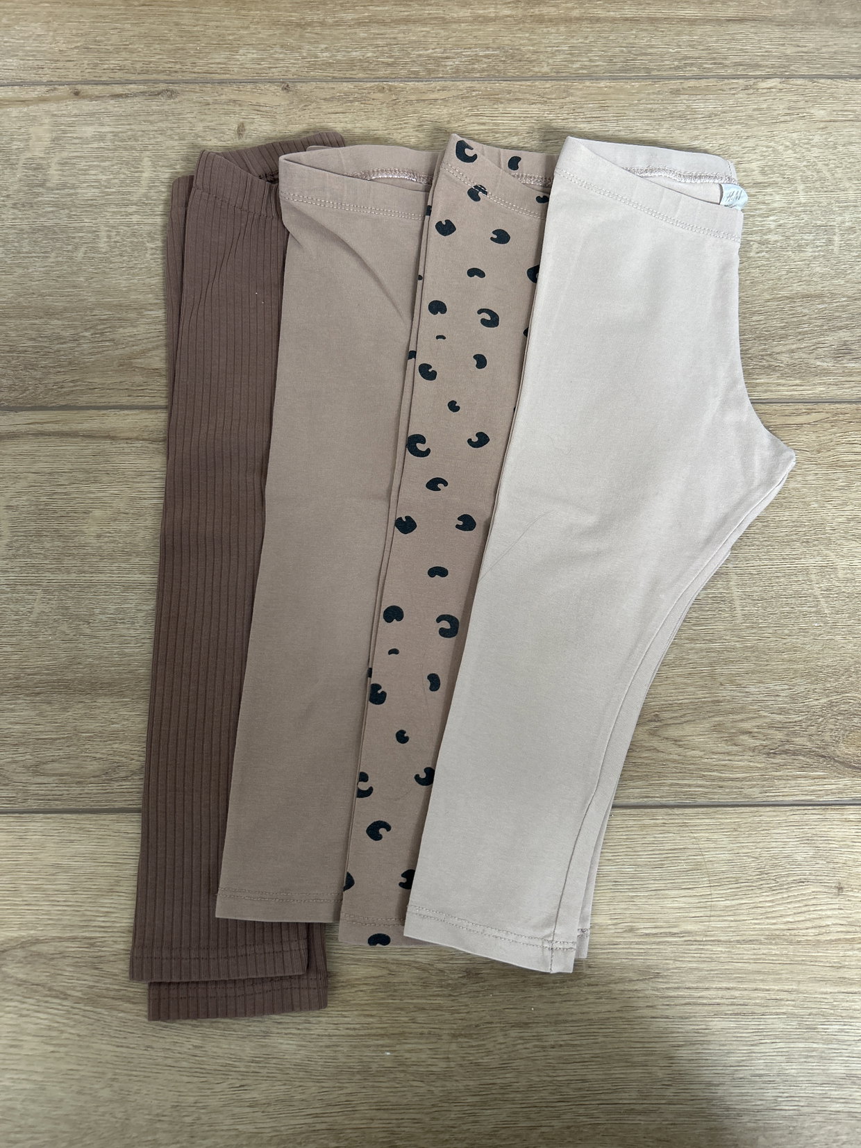 Leggins Set 4 Stück braun H&M