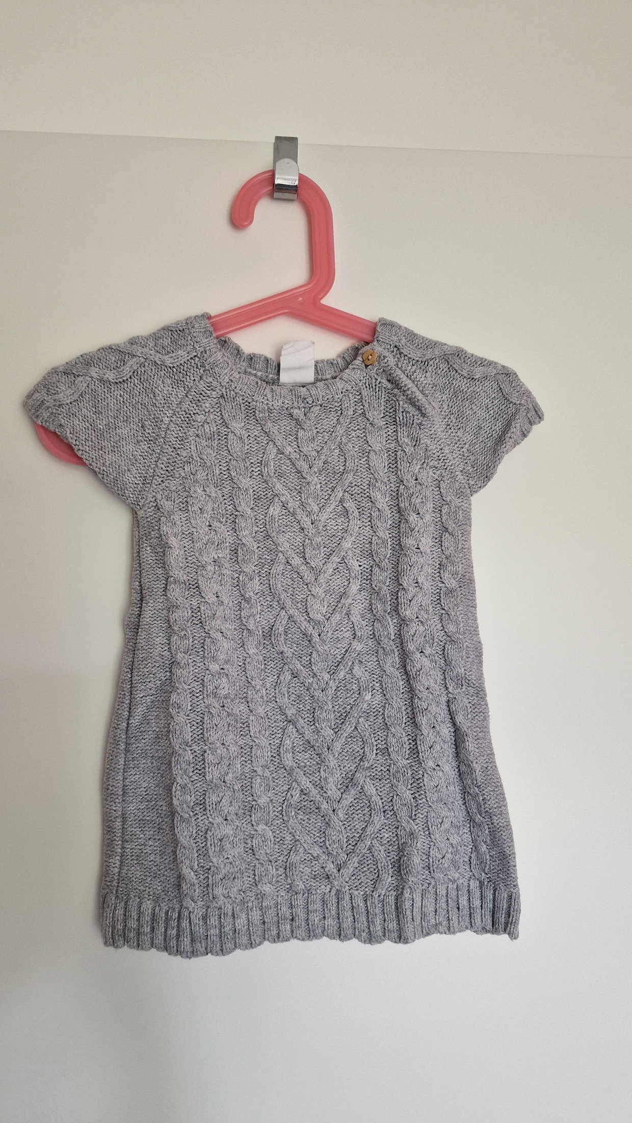 Strickkleid grau