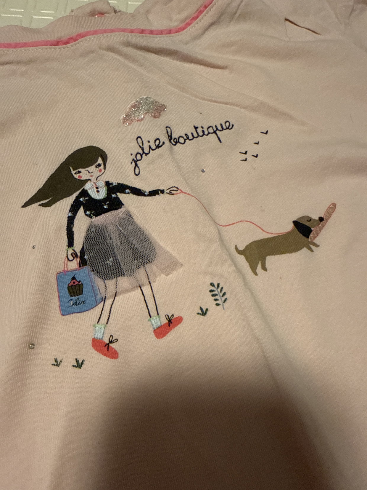 Langarmshirt 104 Dackel 