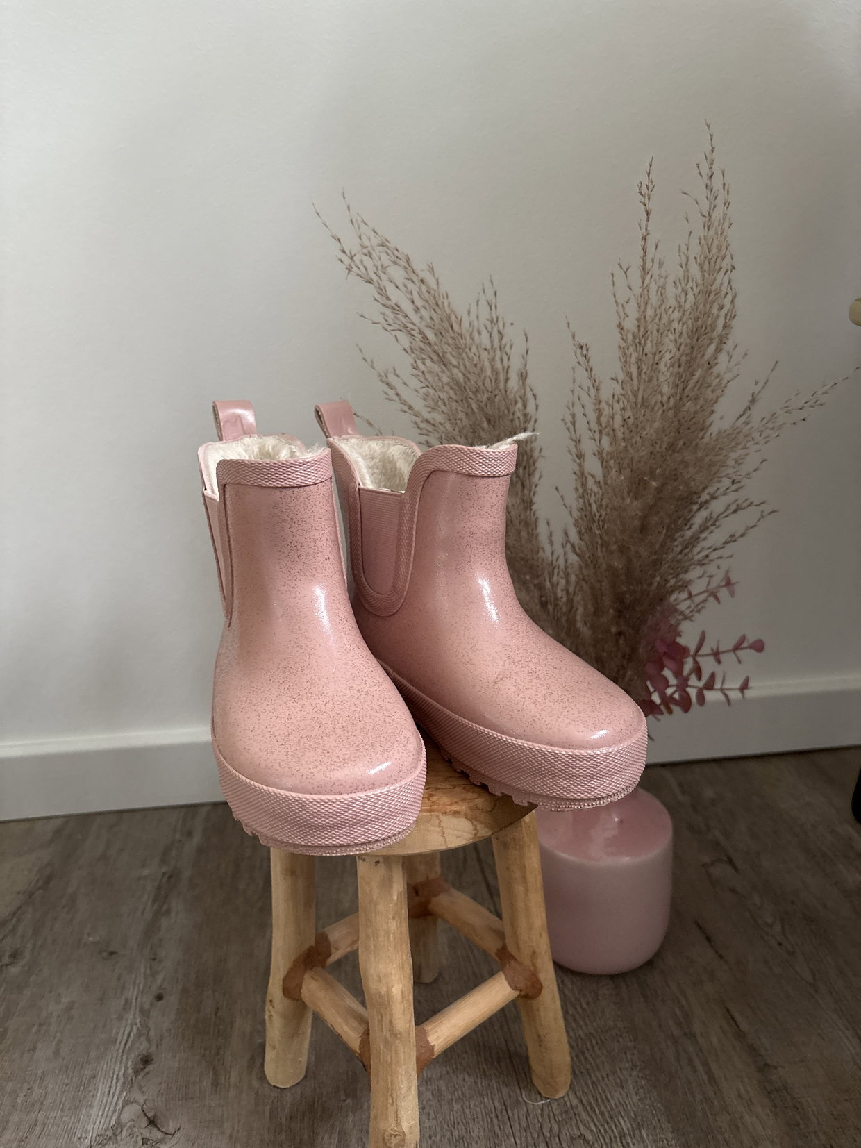 Gefütterte Gummistiefel 