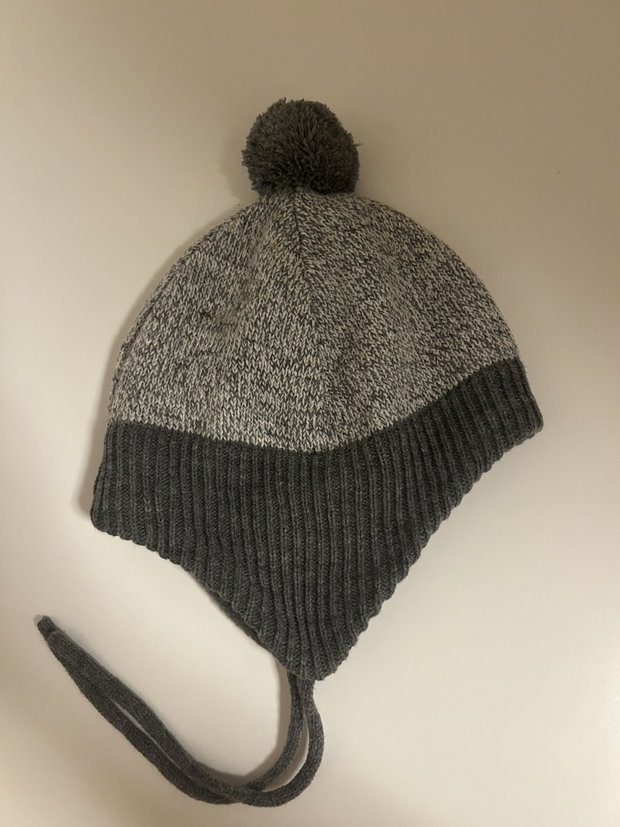 Strickmütze Grau 