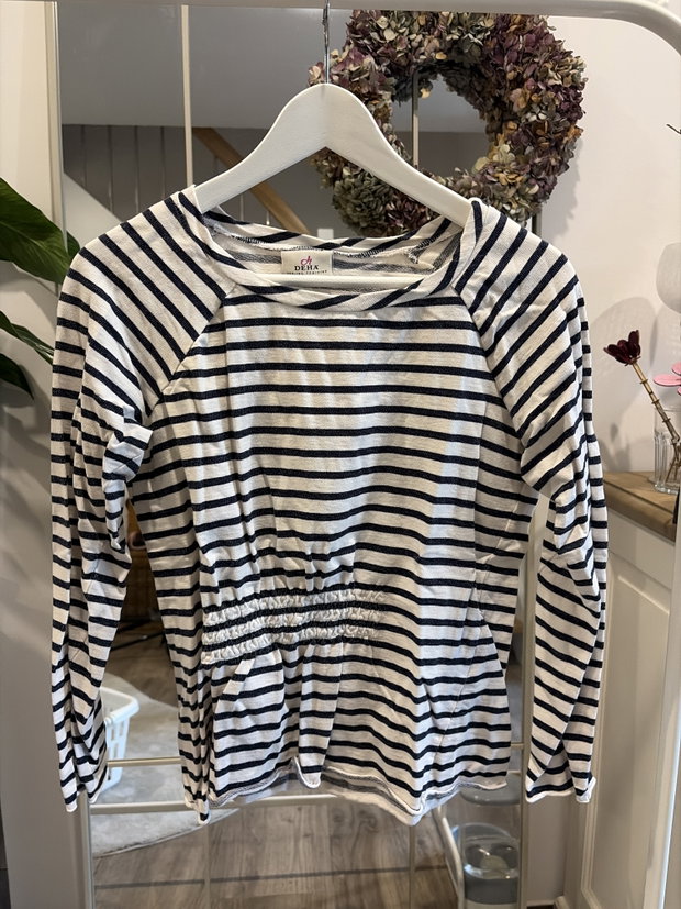 Langarmshirt - gestreift 