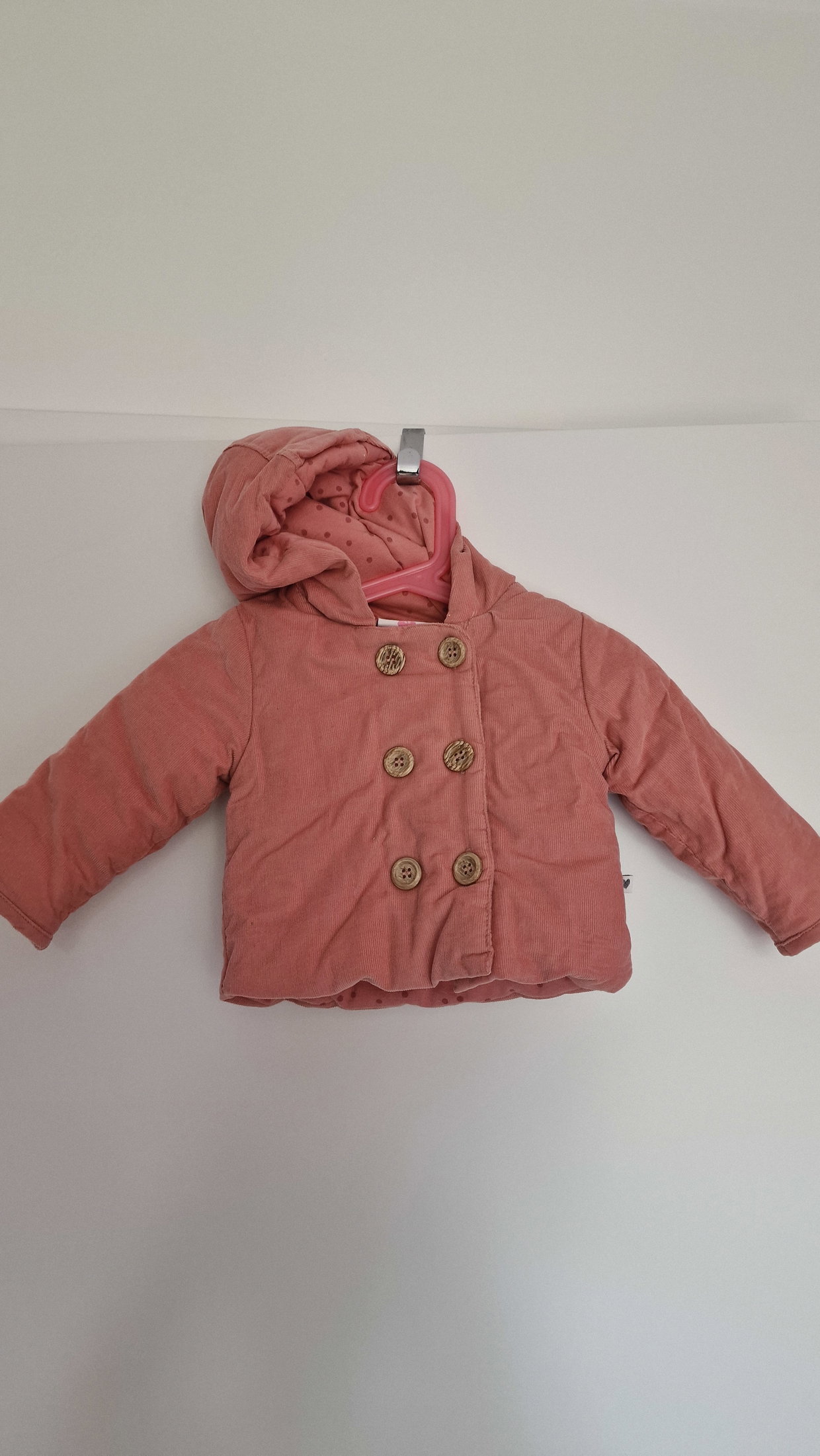 Winterjacke Cord altrosa