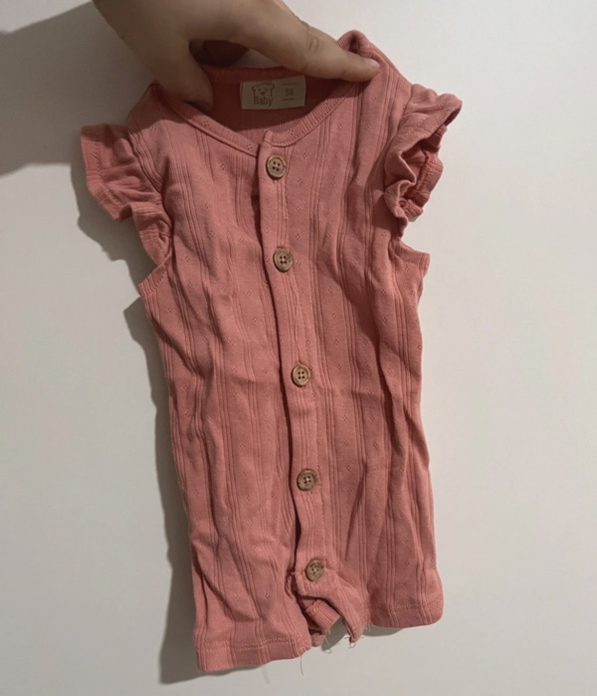 Kurzarm Overall Rosa 56
