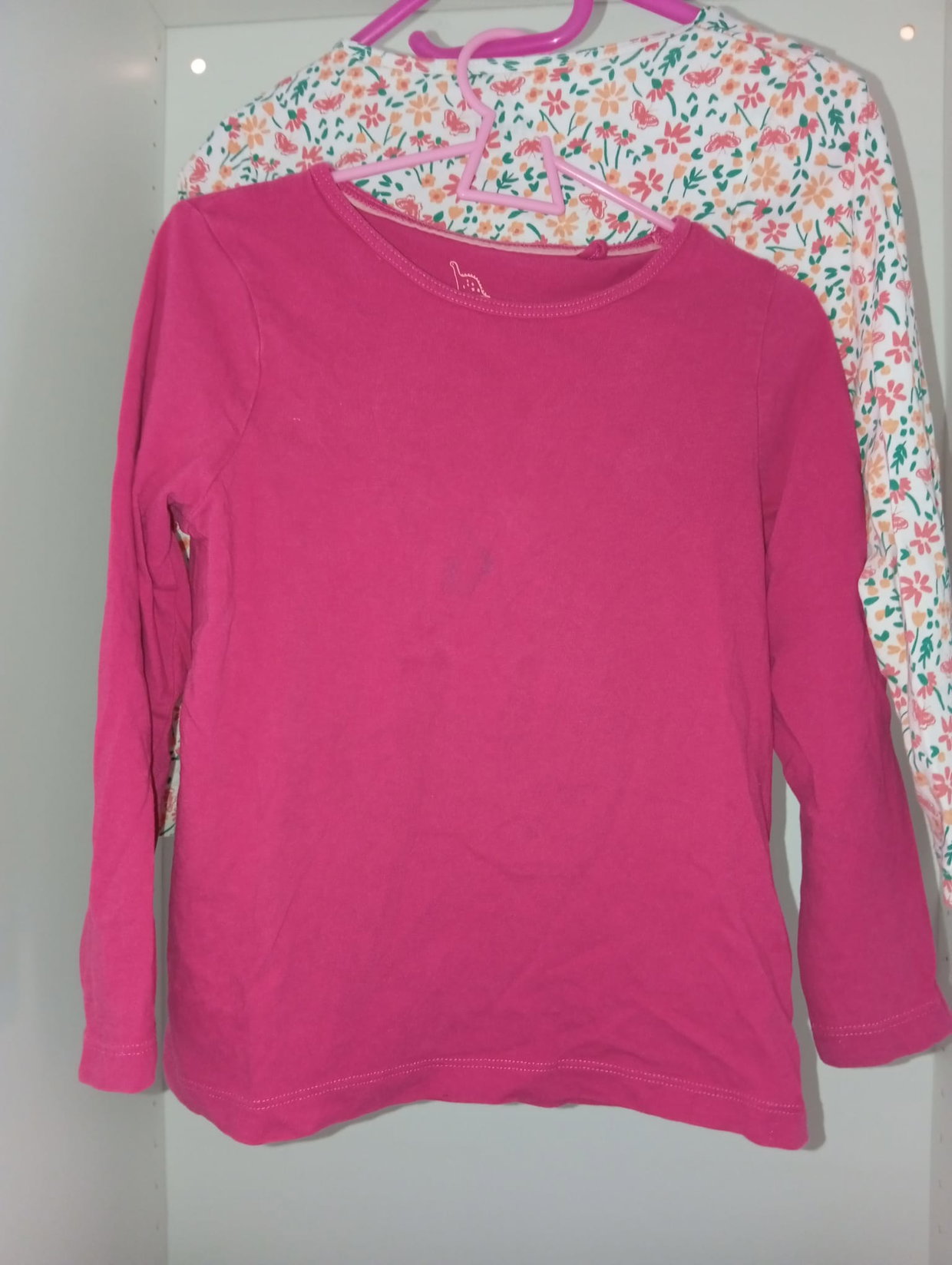 🩷 Dünner pinker Pullover – Größe 110/116
