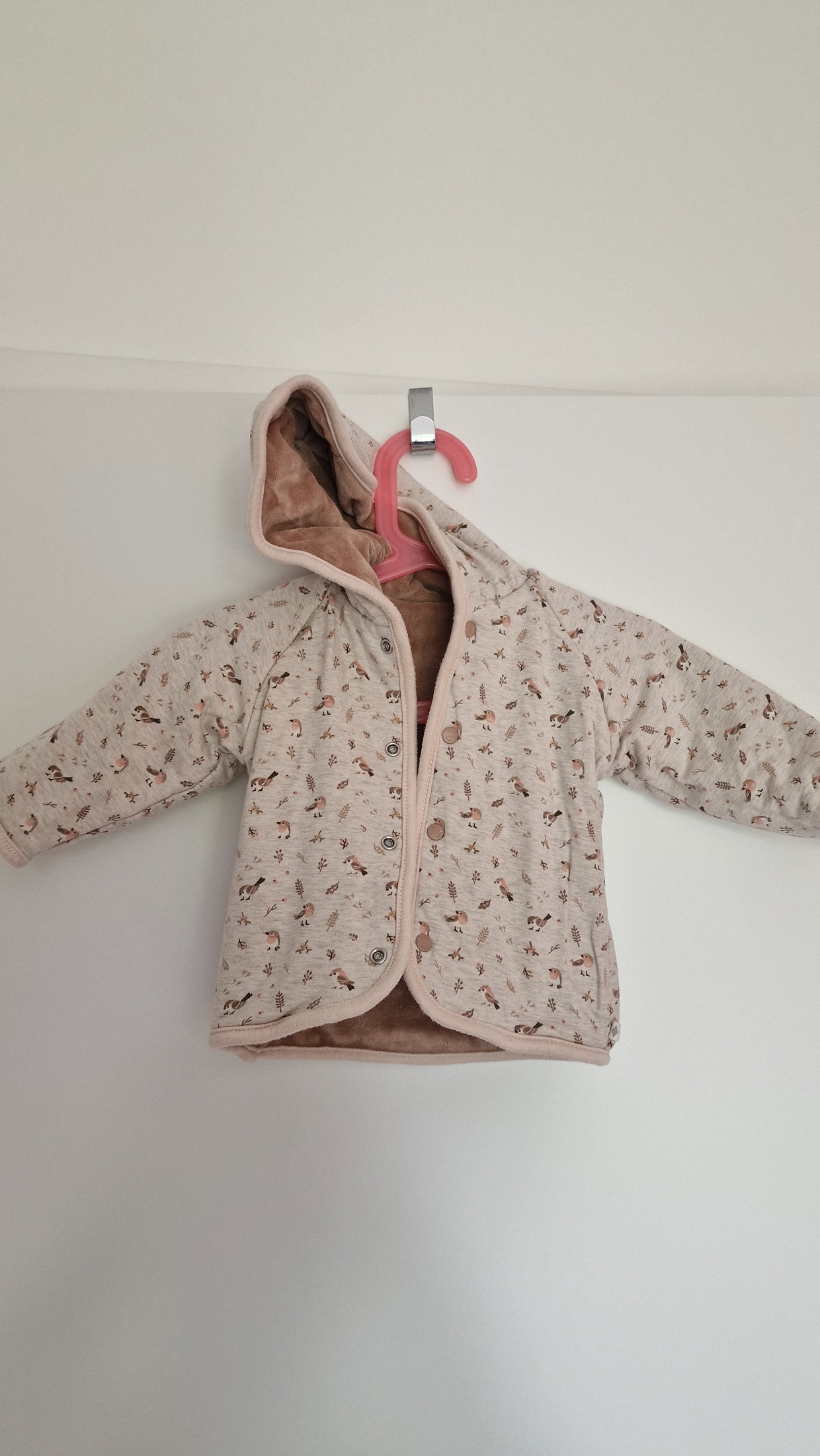 Wendejacke braun/beige (Vögel)