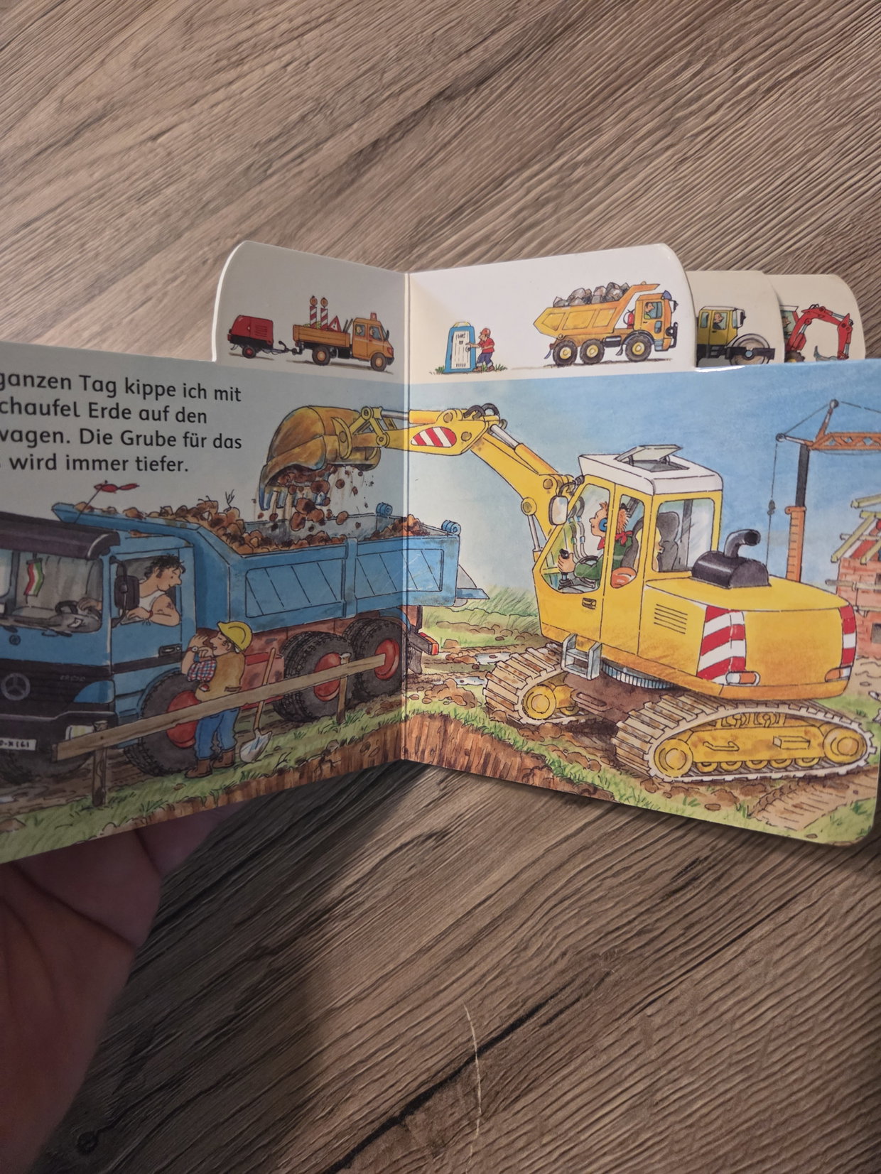 Buch Schau, mein Bagger